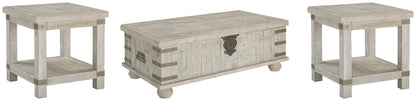 Carynhurst Coffee Table and 2 End Tables - T757T1 - product view or room setting; complete kit and included component views (supplier image 1)