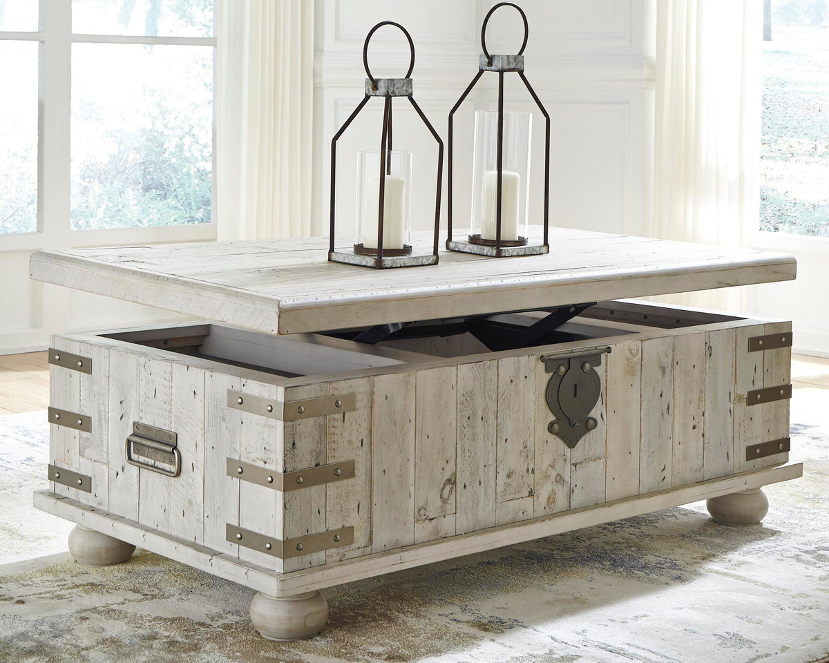 Carynhurst Coffee Table and 2 End Tables - T757T1 - product view or room setting; complete kit and included component views (supplier image 15)