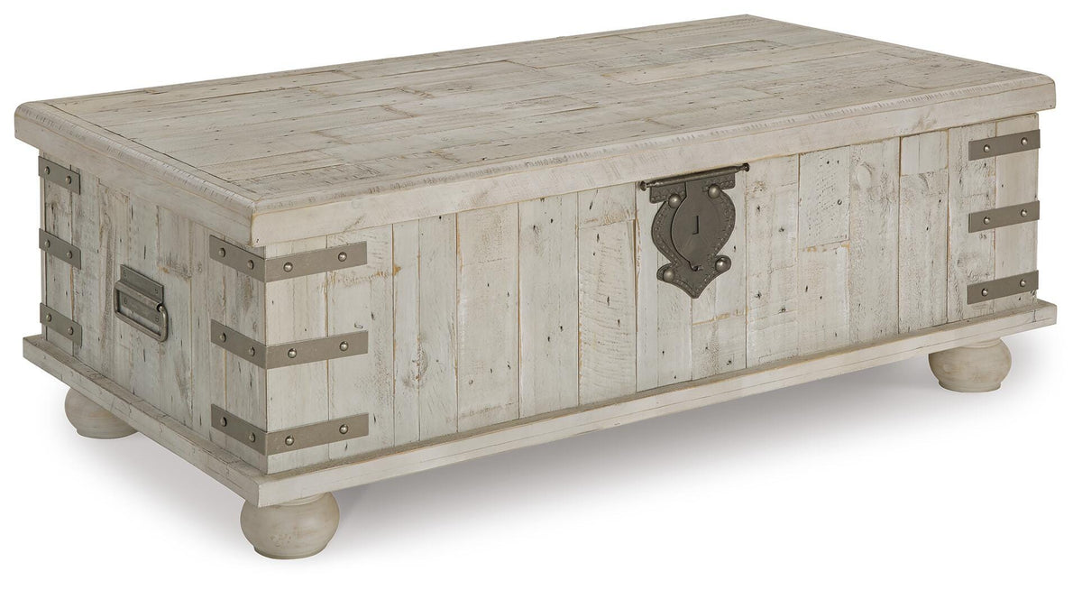 Carynhurst Coffee Table with Lift Top - T757-9 - product view or room setting; only coffee table included (supplier image 1)