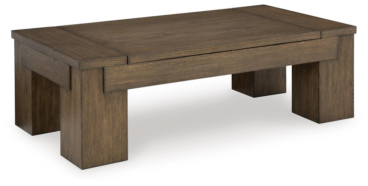Rosswain Lift-top Coffee Table and 2 End Tables - T763T1 - product view or room setting; complete kit and included component views (supplier image 3)