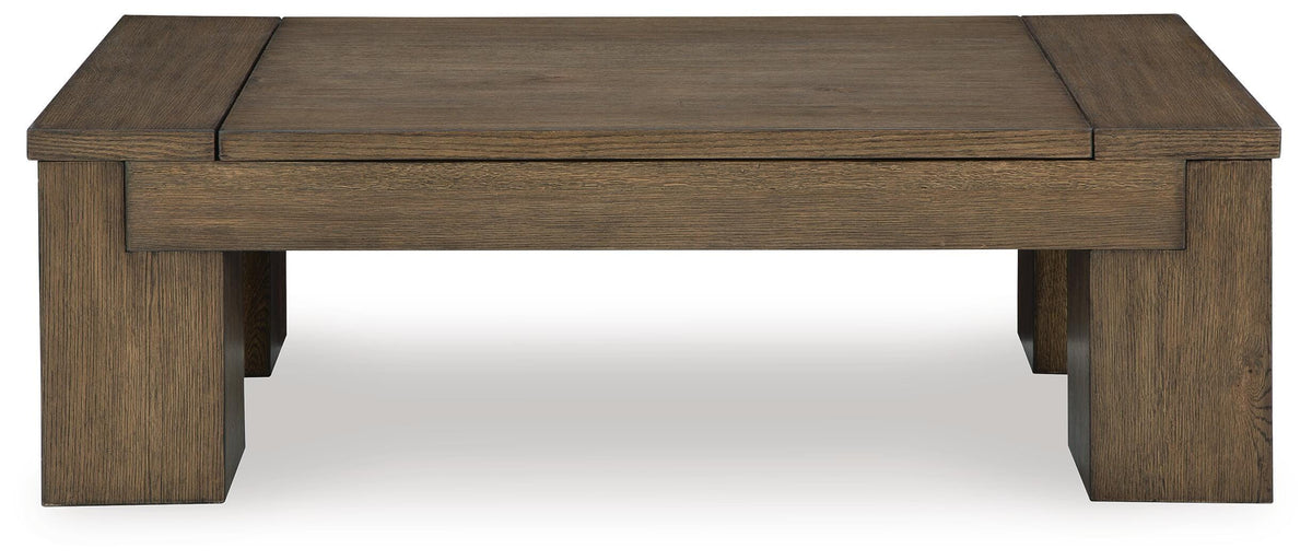 Rosswain Lift-top Coffee Table and 2 End Tables - T763T1 - product view or room setting; complete kit and included component views (supplier image 2)