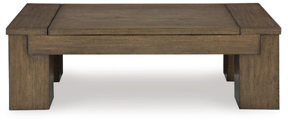 Rosswain Lift-top Coffee Table and 2 End Tables - T763T1 - product view or room setting; complete kit and included component views (supplier image 2)