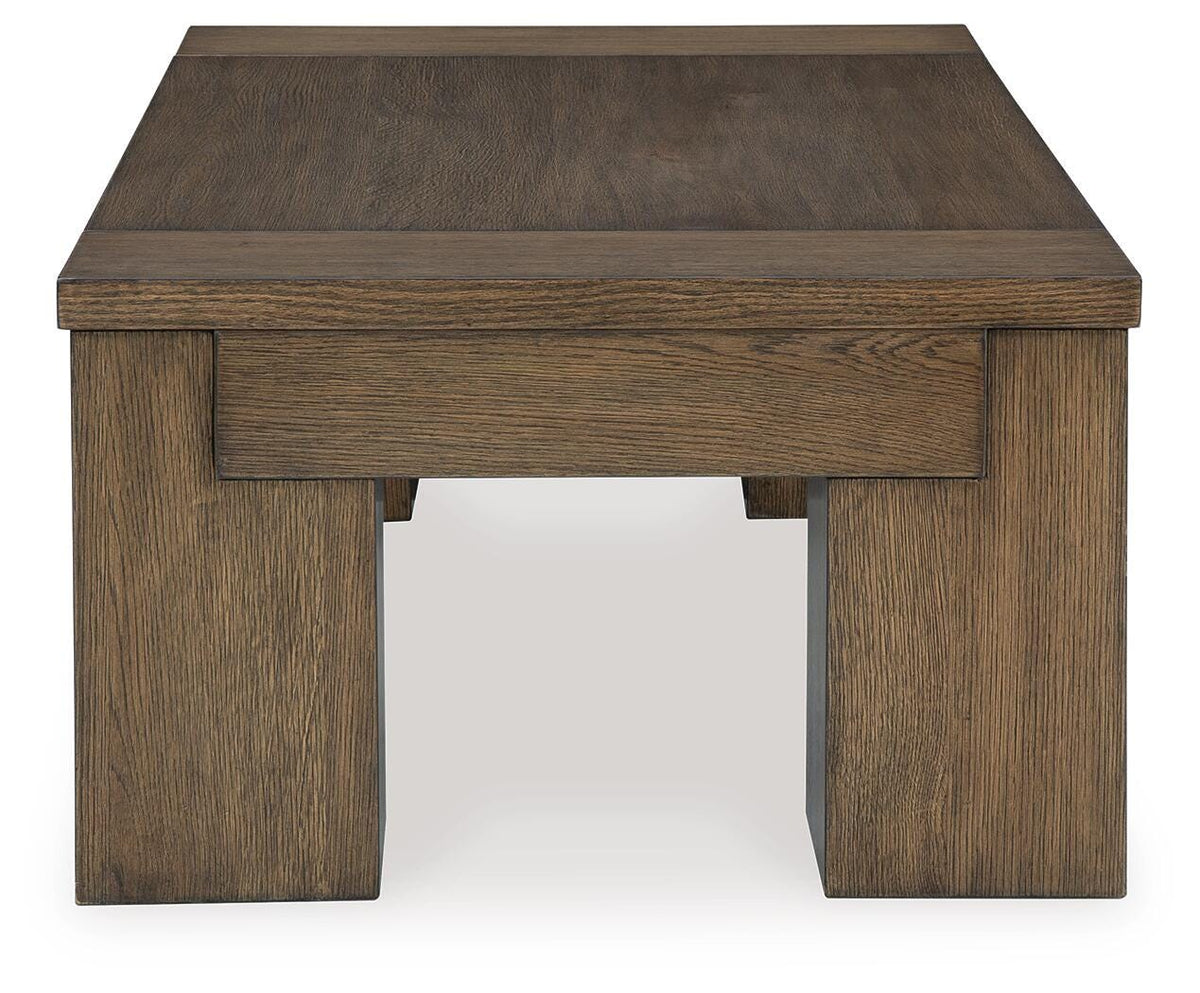 Rosswain Lift-top Coffee Table and 2 End Tables - T763T1 - product view or room setting; complete kit and included component views (supplier image 5)