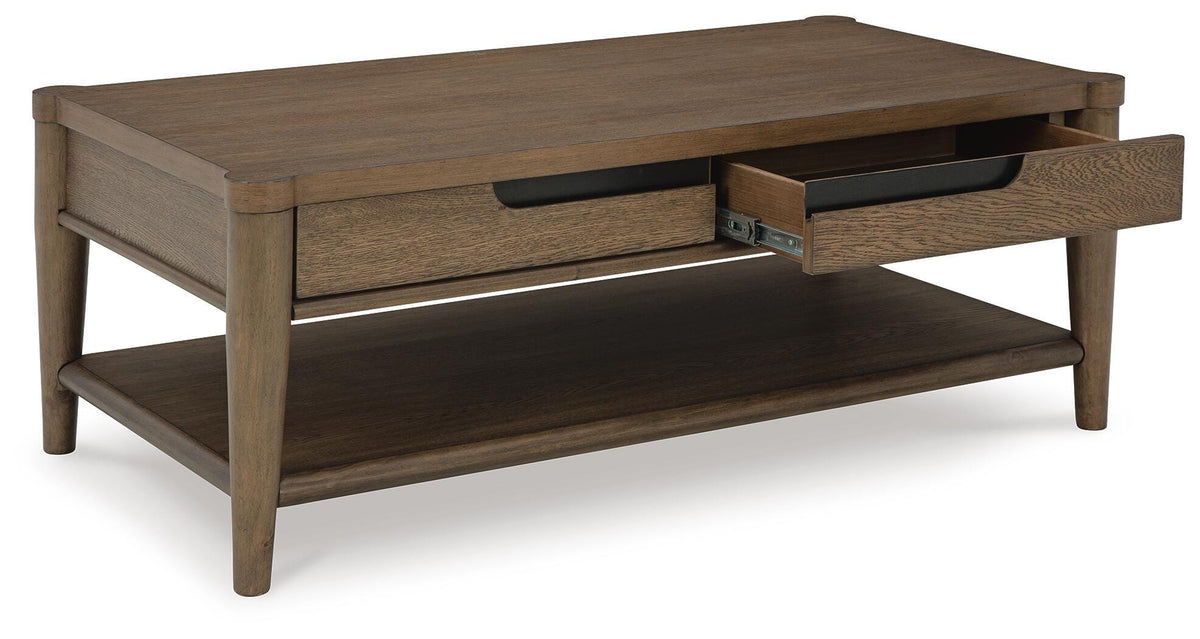 Roanhowe Coffee Table and 2 End Tables - T769T1 - product view or room setting; complete kit and included component views (supplier image 3)