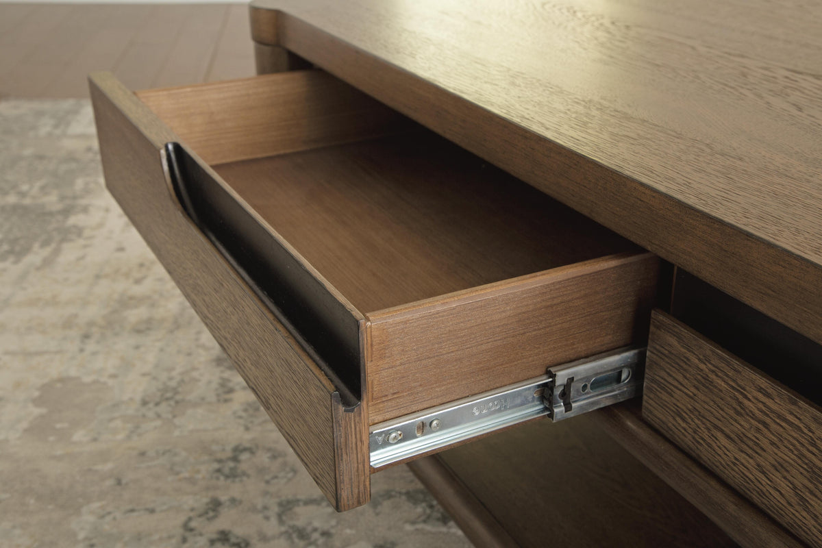 Roanhowe Coffee Table and 2 End Tables - T769T1 - finish or detail (supplier image 13)