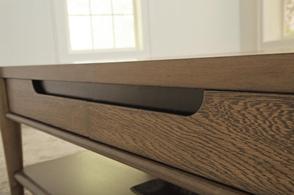 Roanhowe Coffee Table and 2 End Tables - T769T1 - finish or detail (supplier image 14)