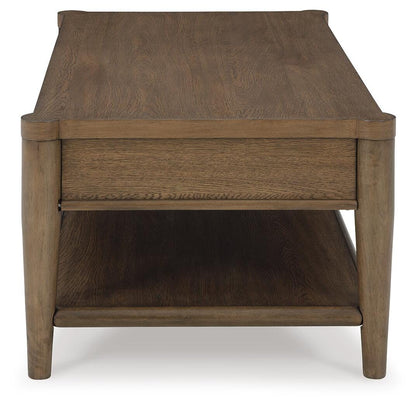 Roanhowe Coffee Table - T769-1 - product view or room setting; only coffee table included (supplier image 5)