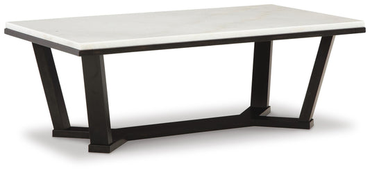 Fostead Coffee Table - T770-1 - product view or room setting; only coffee table included (supplier image 1)