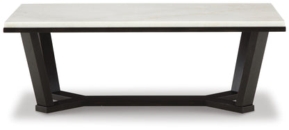 Fostead Coffee Table - T770-1 - product view or room setting; only coffee table included (supplier image 3)
