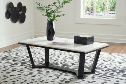 Fostead Coffee Table and 2 End Tables - T770T1 - product view or room setting; complete kit and included component views (supplier image 11)