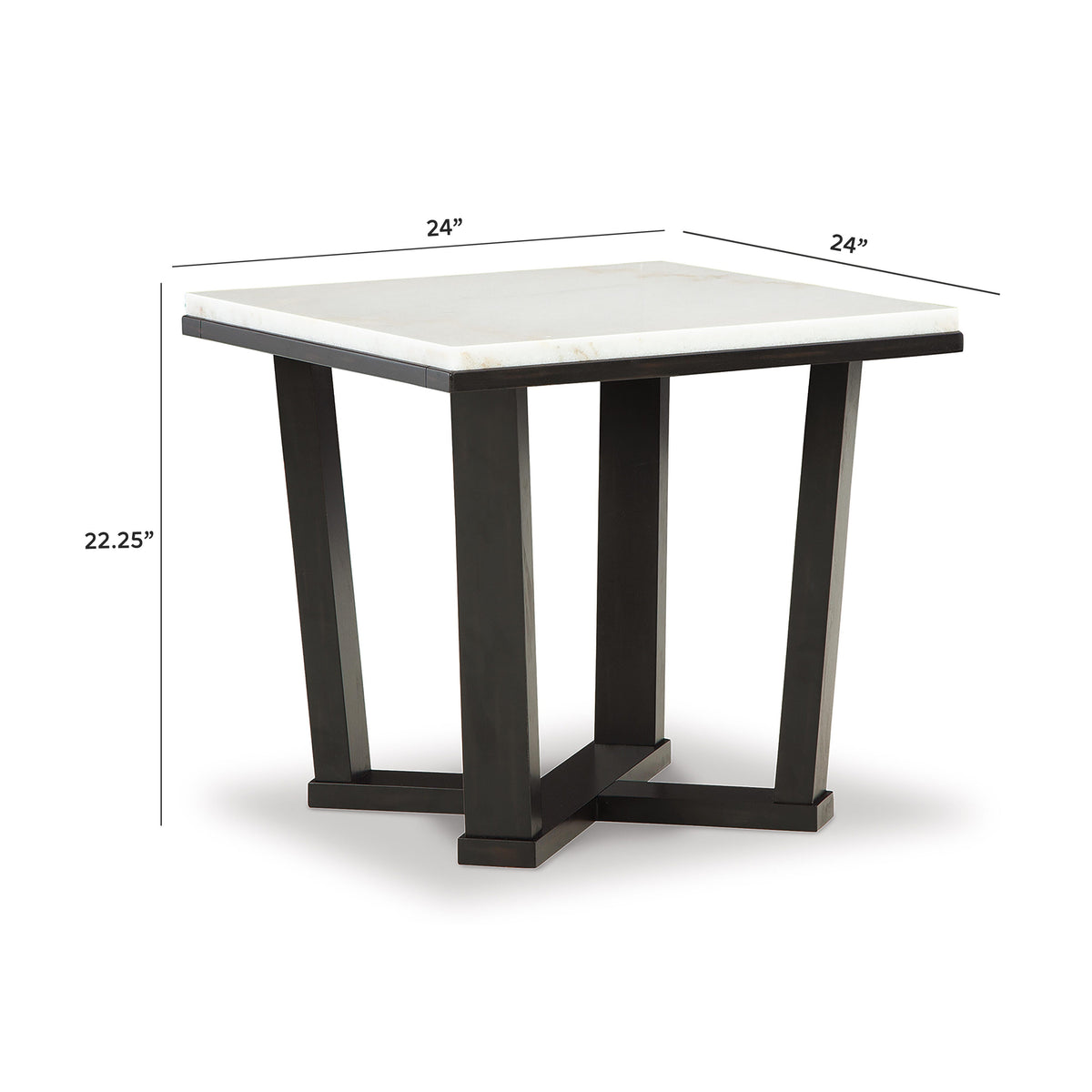 Fostead Coffee Table and 2 End Tables - T770T1 - approximate manufacturer dimensions (supplier image 15)