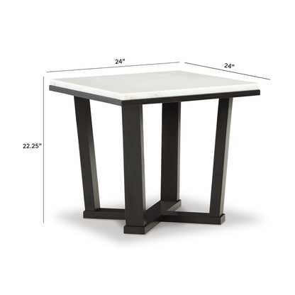 Fostead Coffee Table and 2 End Tables - T770T1 - approximate manufacturer dimensions (supplier image 15)