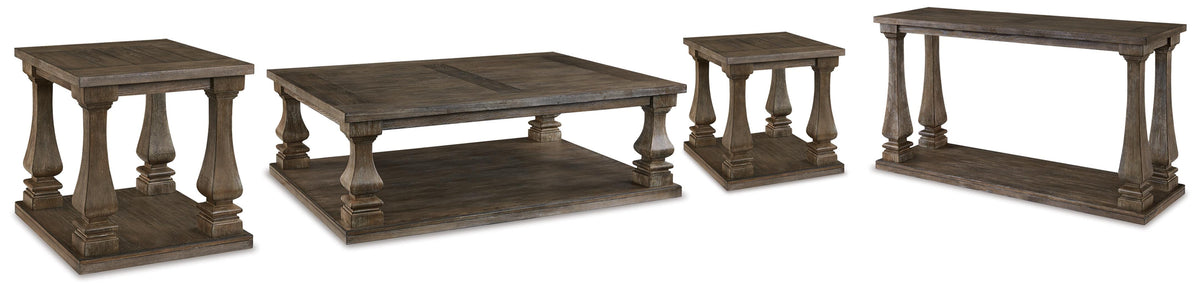 Johnelle Coffee Table Sets - T776T2 - product view or room setting; complete kit and included component views (supplier image 19)