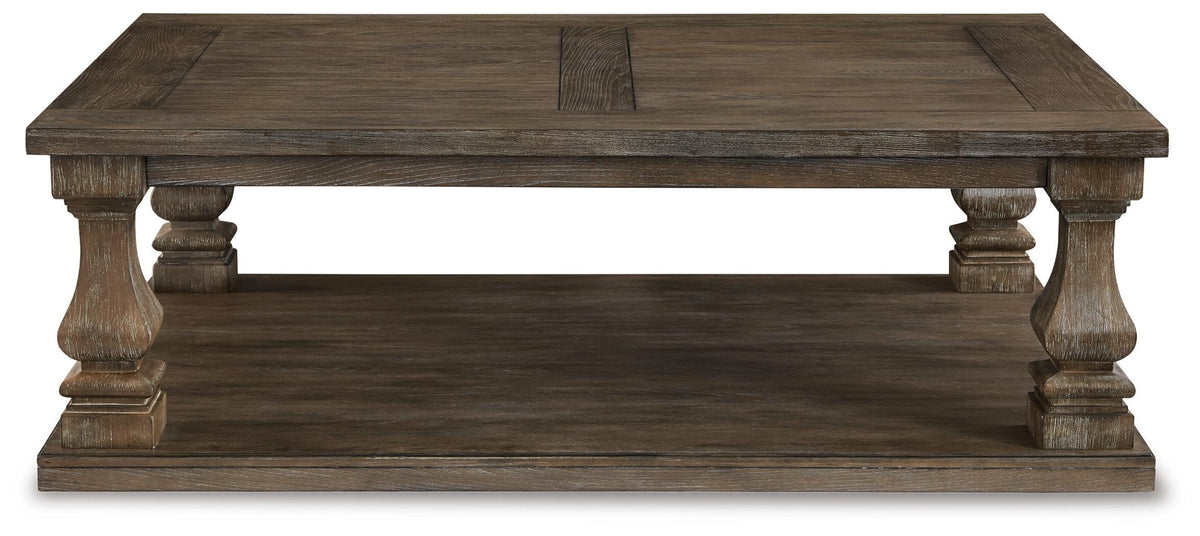 Johnelle Coffee Table - T776-1 - product view or room setting; only coffee table included (supplier image 3)