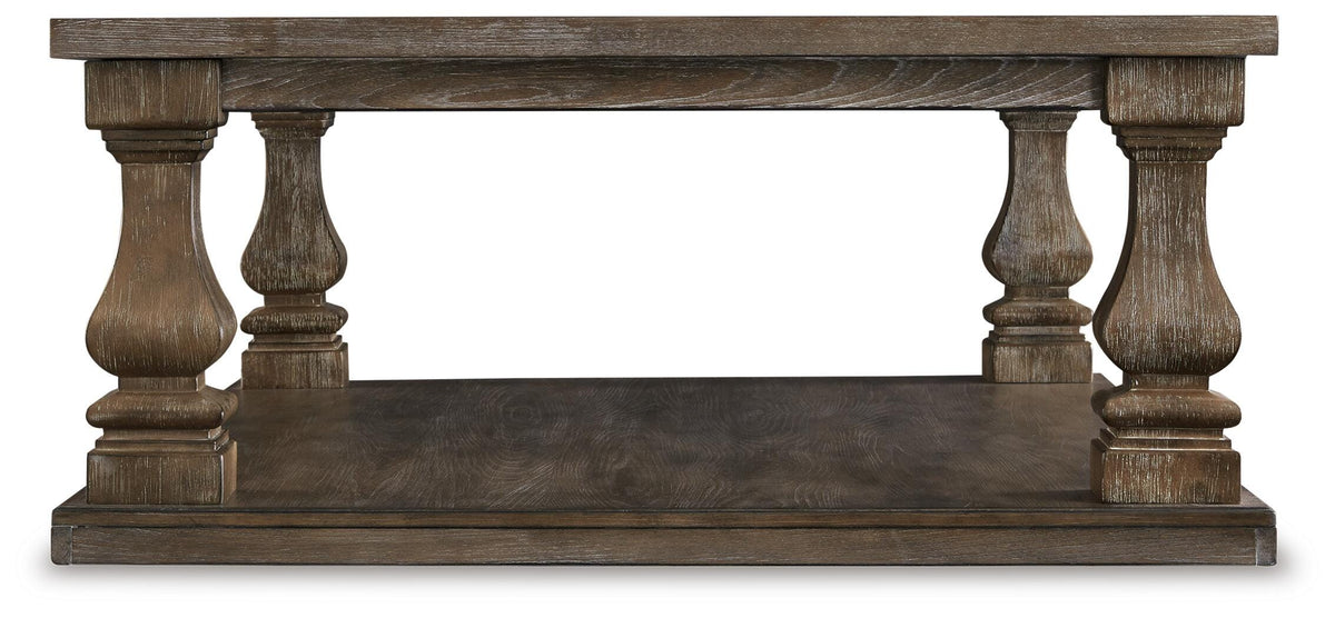 Johnelle Coffee Table - T776-1 - product view or room setting; only coffee table included (supplier image 5)