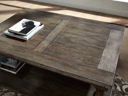 Johnelle Coffee Table Sets - T776T1, T776T2 - product view or room setting; complete kit and included component views (supplier image 9)