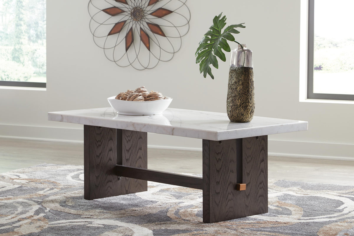 Burkhaus Coffee Table and 2 End Tables - T779T1 - product view or room setting; complete kit and included component views (supplier image 12)
