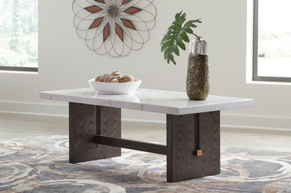 Burkhaus Coffee Table and 2 End Tables - T779T1 - product view or room setting; complete kit and included component views (supplier image 12)