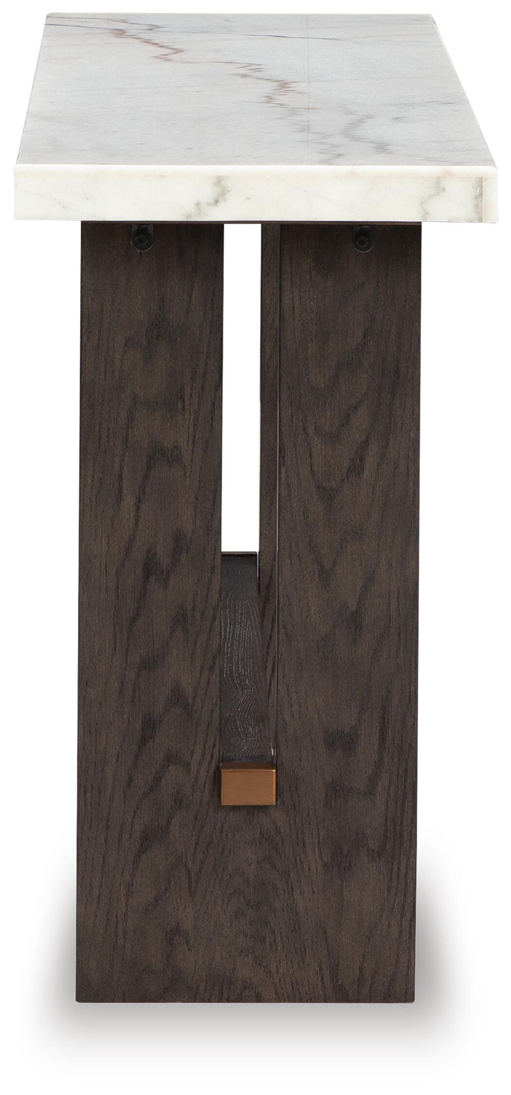 Burkhaus Sofa Table - T779-4 - product view or room setting; only console table included (supplier image 4)