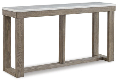 Loyaska Sofa Table - T789-4 - product view or room setting; only console table included (supplier image 1)