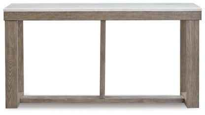Loyaska Sofa Table - T789-4 - product view or room setting; only console table included (supplier image 3)