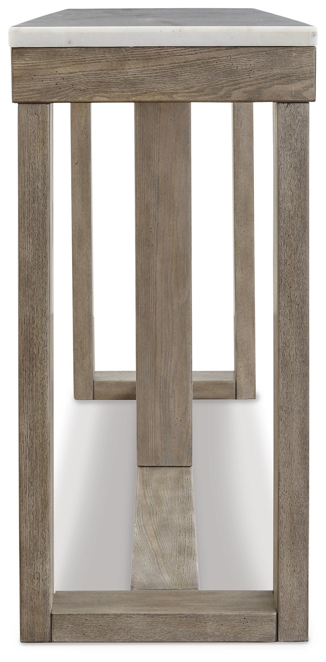 Loyaska Sofa Table - T789-4 - product view or room setting; only console table included (supplier image 4)