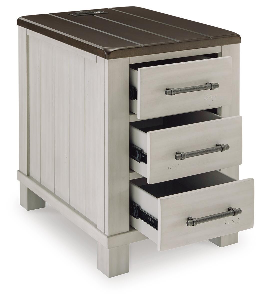 Darborn Lift-top Coffee Table and 2 Chairside End Tables - T796T1 - product view or room setting; complete kit and included component views (supplier image 8)