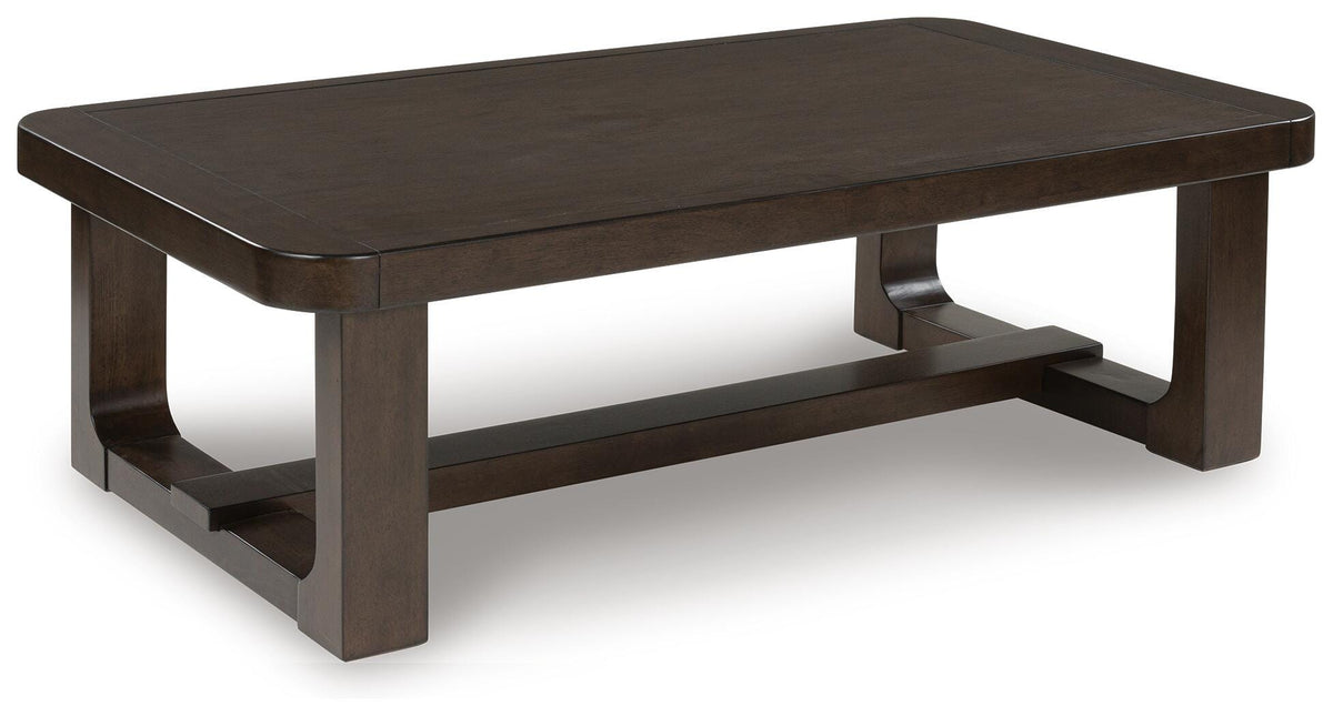 Breckington Coffee Table - T856-1 - product view or room setting; only coffee table included (supplier image 1)