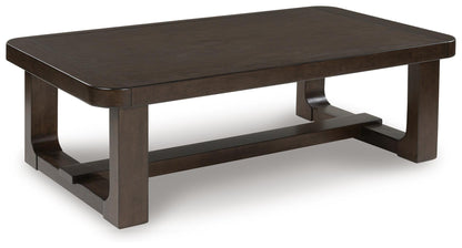 Breckington Coffee Table - T856-1 - product view or room setting; only coffee table included (supplier image 1)