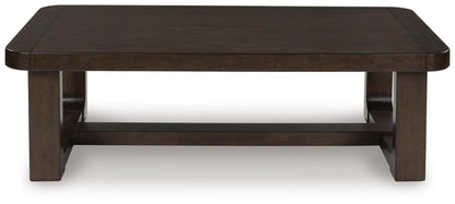Breckington Coffee Table - T856-1 - product view or room setting; only coffee table included (supplier image 3)