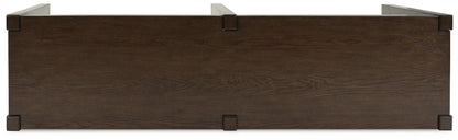 Breckington Sofa Table - T856-4 - product view or room setting; only console table included (supplier image 4)