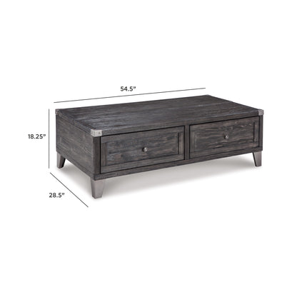 Todoe Coffee Table with Lift Top - T901-9 - approximate manufacturer dimensions (supplier image 19)
