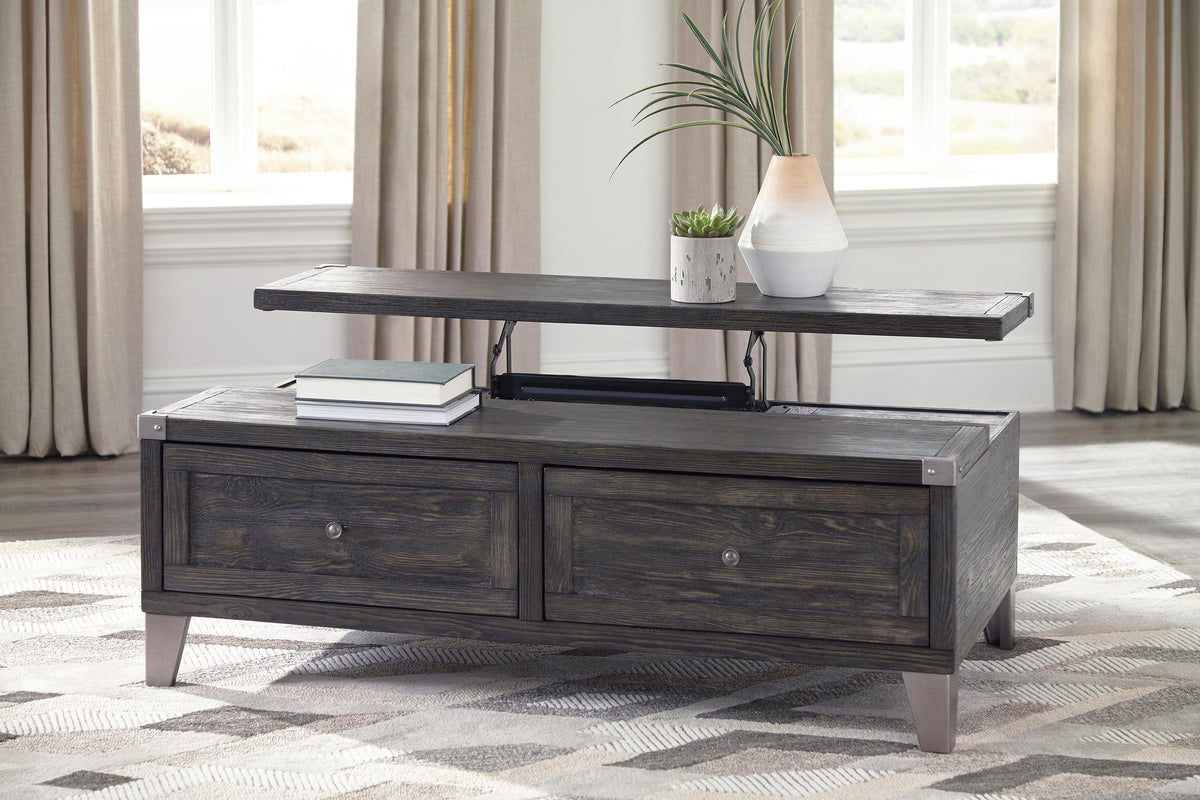 Todoe Coffee Table with Lift Top - T901-9 - product view or room setting; only coffee table included (supplier image 3)