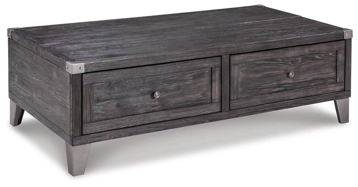 Todoe Coffee Table with Lift Top - T901-9 - product view or room setting; only coffee table included (supplier image 1)