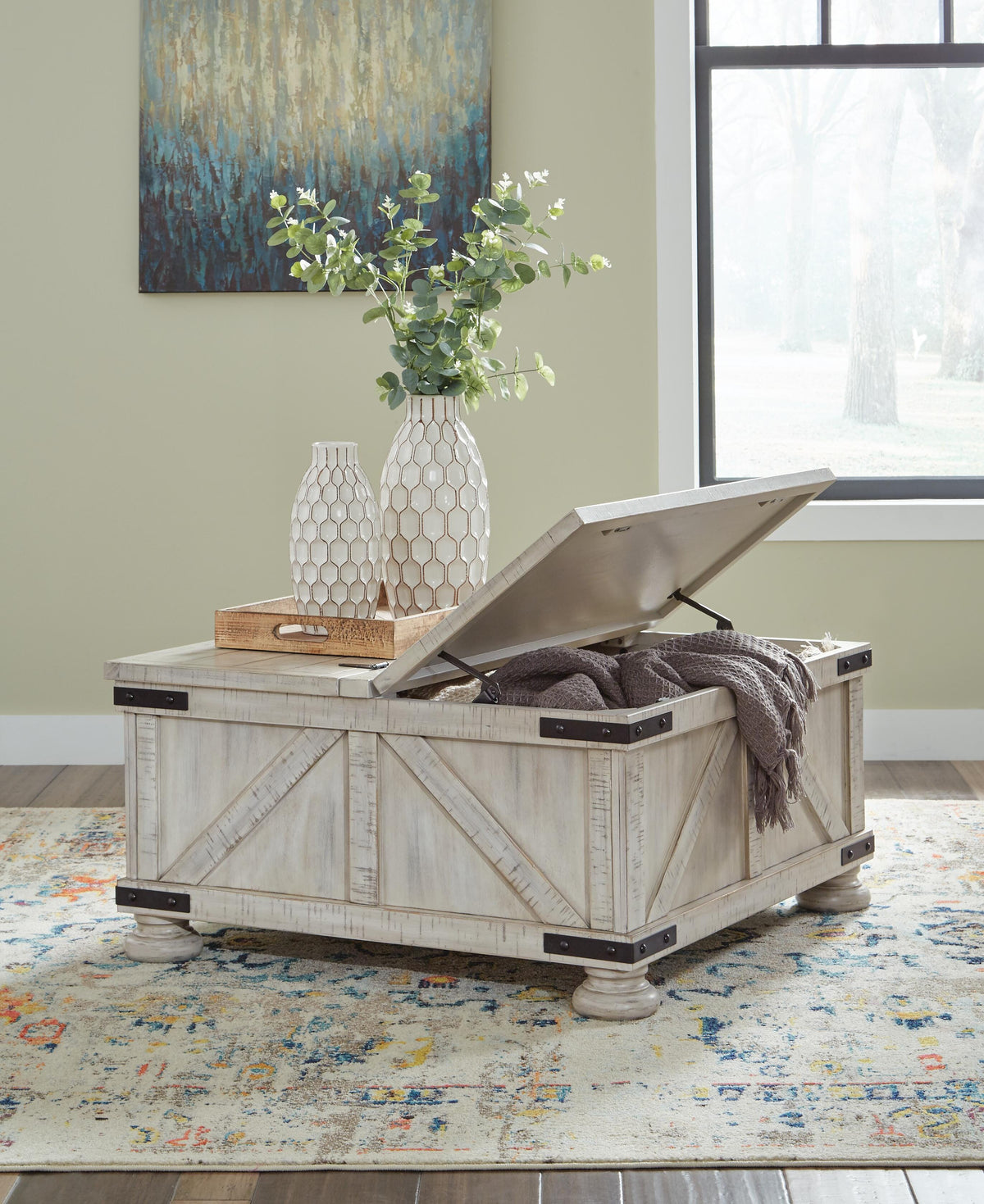 Carynhurst Coffee Table and 2 End Tables - T929T1 - product view or room setting; complete kit and included component views (supplier image 28)