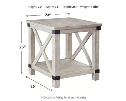 Carynhurst Coffee Table and 2 End Tables - T929T1 - approximate manufacturer dimensions (supplier image 35)