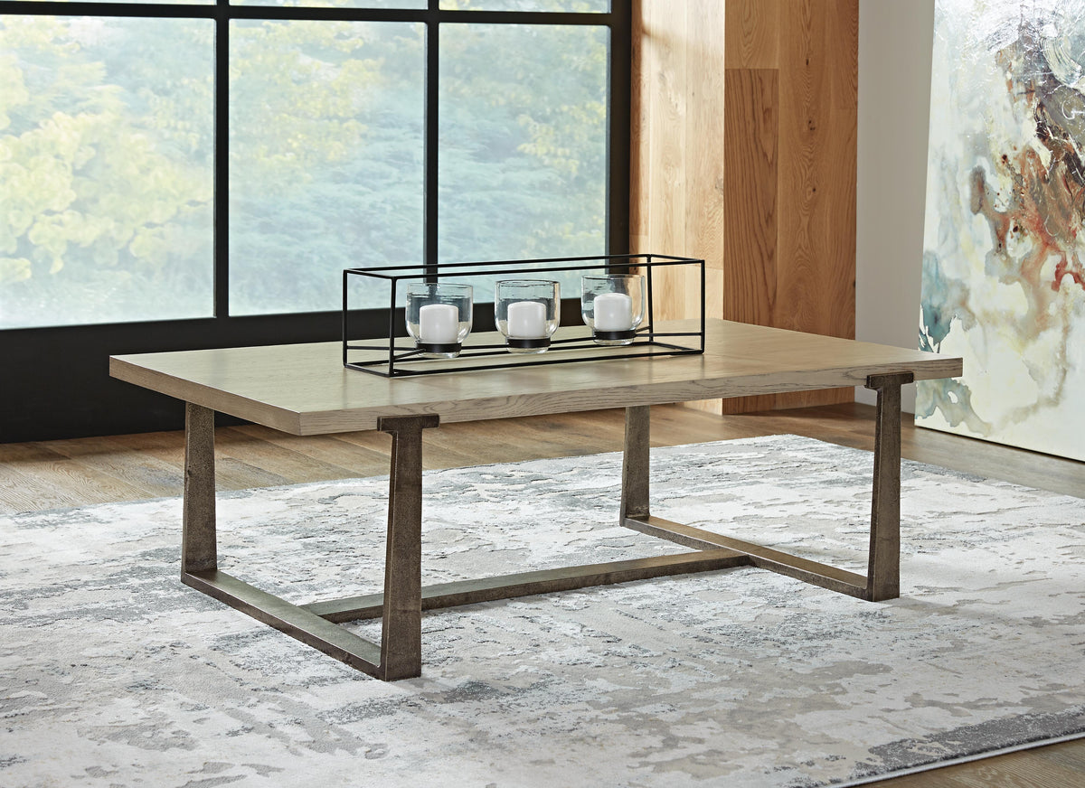 Dalenville Coffee Table - T965-1 - product view or room setting; only coffee table included (supplier image 2)