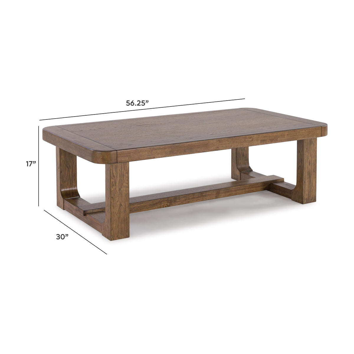 Cabalynn Coffee Table and 2 End Tables - T974T1 - approximate manufacturer dimensions (supplier image 21)