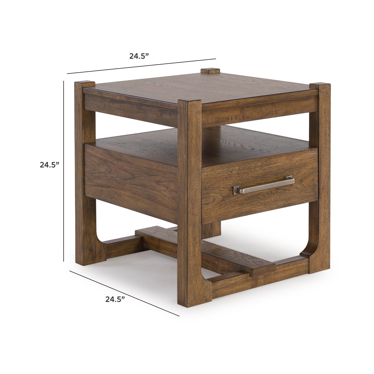 Cabalynn End Table - T974-2 - approximate manufacturer dimensions (supplier image 11)