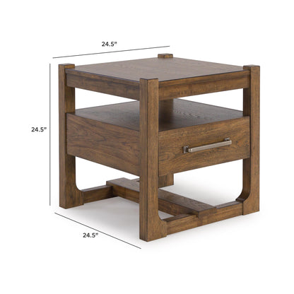 Cabalynn Coffee Table and 2 End Tables - T974T1 - approximate manufacturer dimensions (supplier image 22)