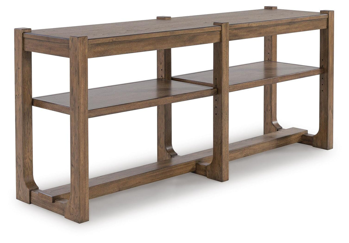 Cabalynn Sofa Table - T974-4 - product view or room setting; only console table included (supplier image 1)