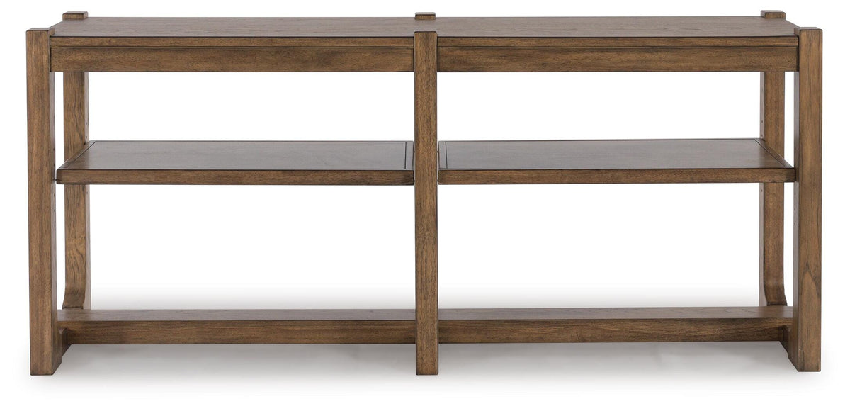 Cabalynn Sofa Table - T974-4 - product view or room setting; only console table included (supplier image 3)