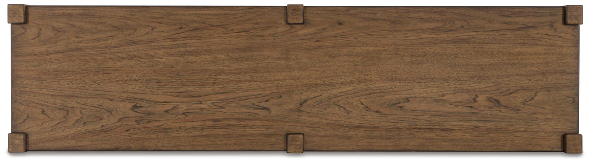 Cabalynn Sofa Table - T974-4 - product view or room setting; only console table included (supplier image 4)