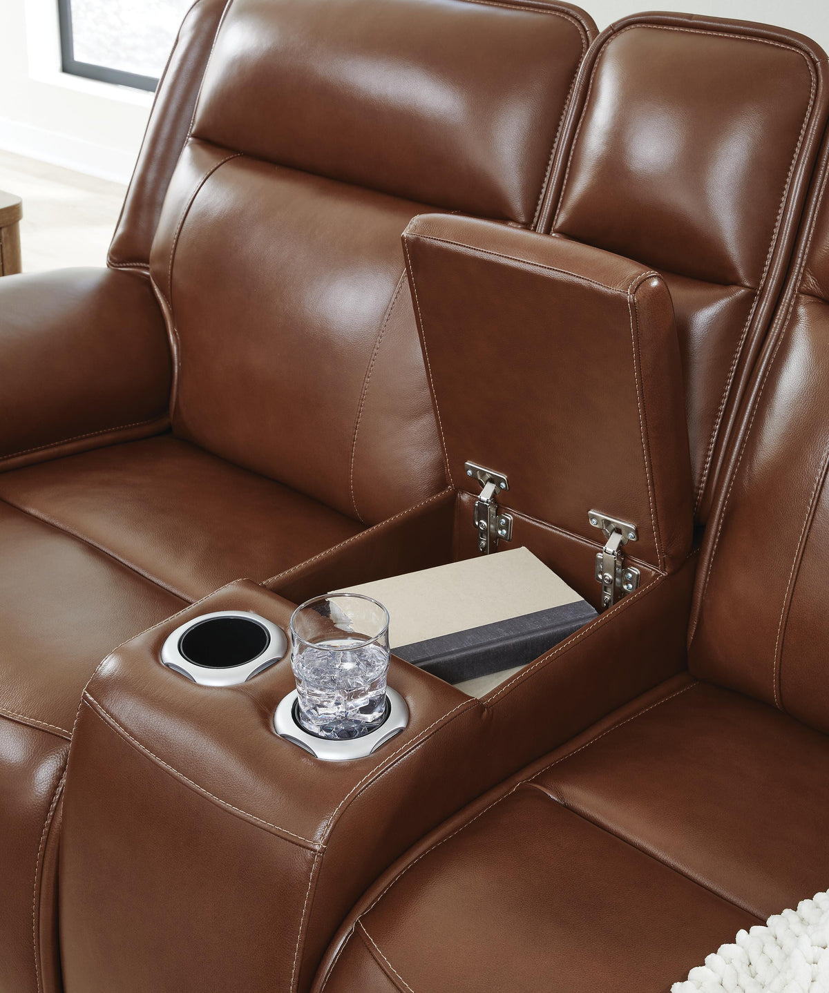 Healy Pier Power Reclining Loveseat with Console - U1120418 - finish or detail (supplier image 6)