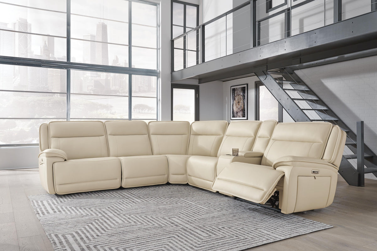 Double Deal Sectional - U13001S1 - product view or room setting; complete kit and included component views (supplier image 2)