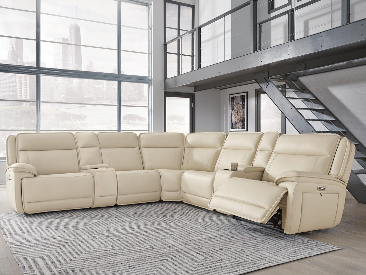 Double Deal Sectional - U13001S9 - product view or room setting; complete kit and included component views (supplier image 43)