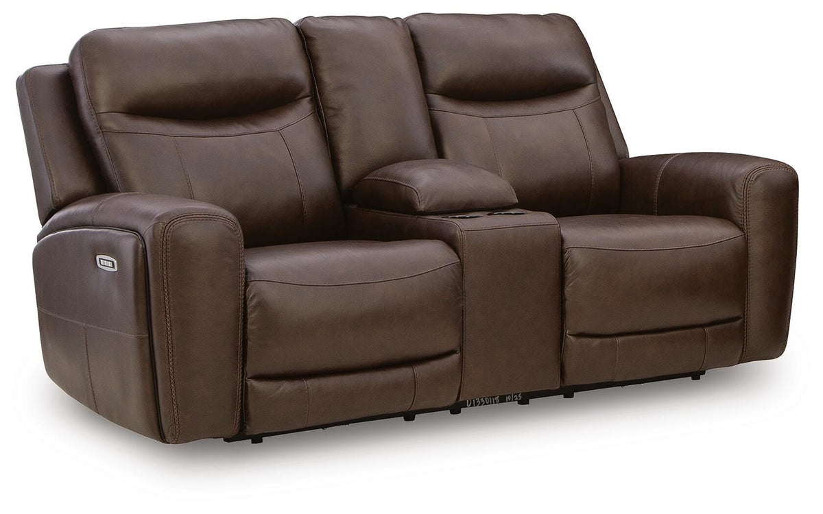 Gravier Power Reclining Loveseat with Console - U1330118 - product view or room setting; only loveseat included (supplier image 1)