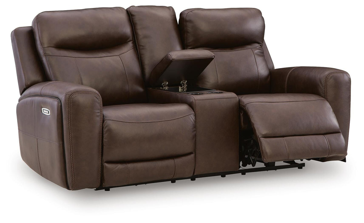Gravier Power Reclining Loveseat with Console - U1330118 - product view or room setting; only loveseat included (supplier image 3)