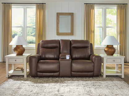 Gravier Power Reclining Loveseat with Console - U1330118 - product view or room setting; only loveseat included (supplier image 2)