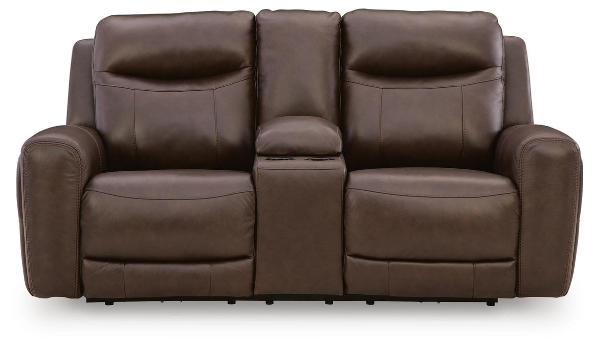 Gravier Power Reclining Loveseat with Console - U1330118 - product view or room setting; only loveseat included (supplier image 4)
